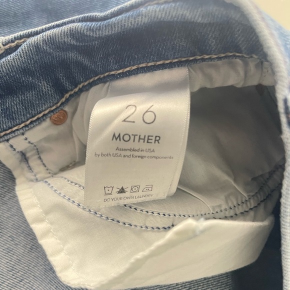 MOTHER The Mid Rise Dazzler Ankle Cut & Paste Womens Jeans - Picture 10 of 14